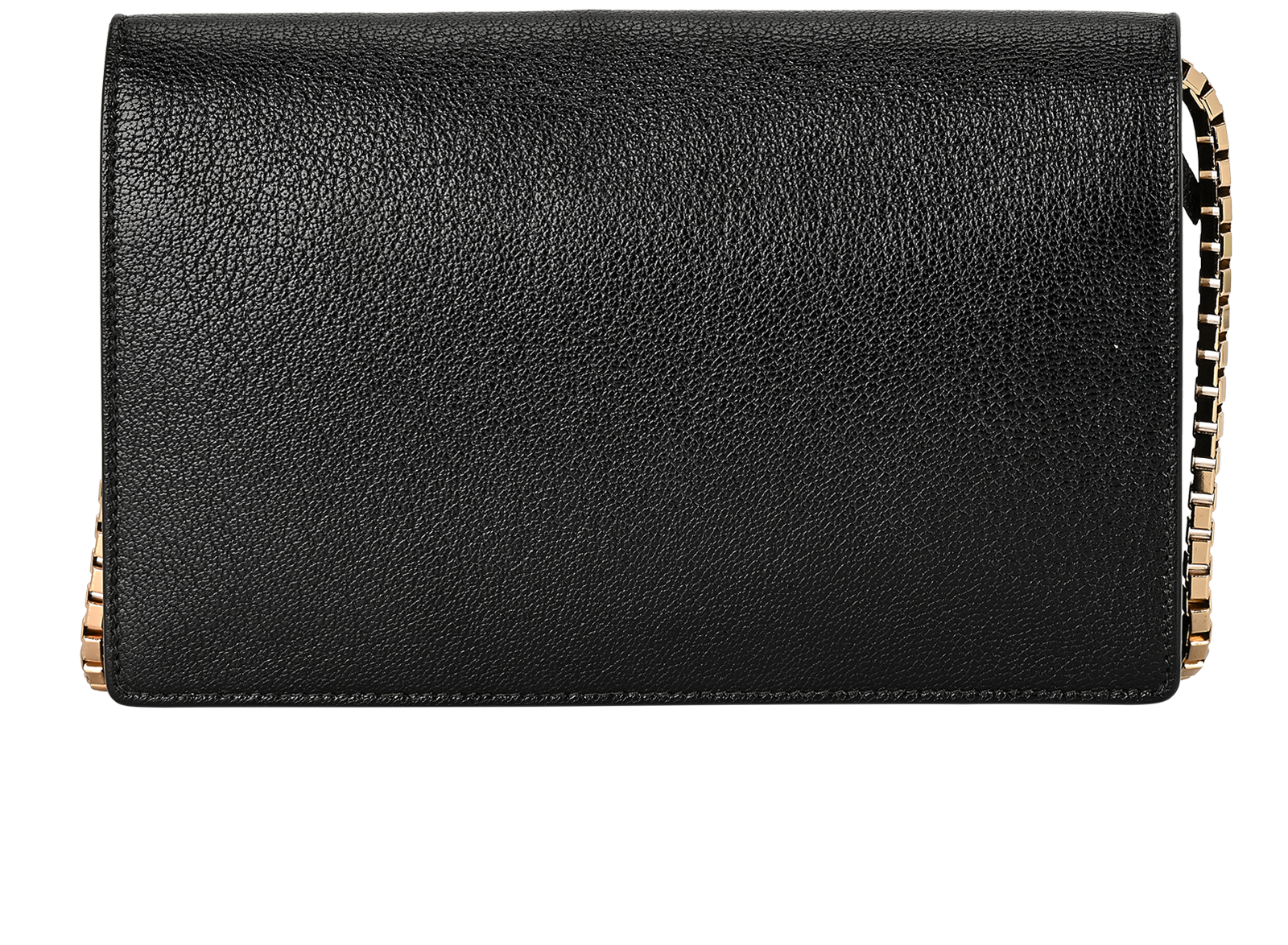 City Wallet On Chain, &pound;495, Handbags, Black, Leather, Back view